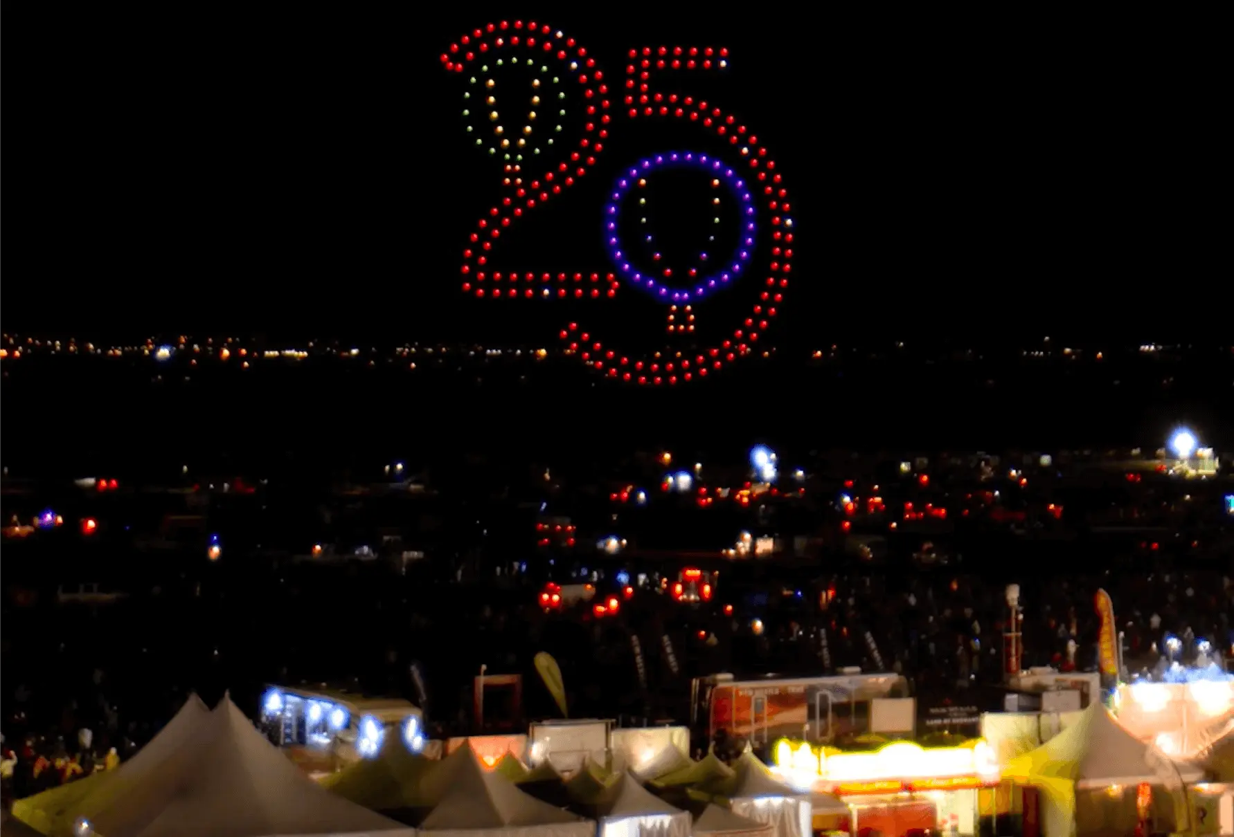 Verge Aero Drone Show at Albuquerque’s Balloon Fiesta