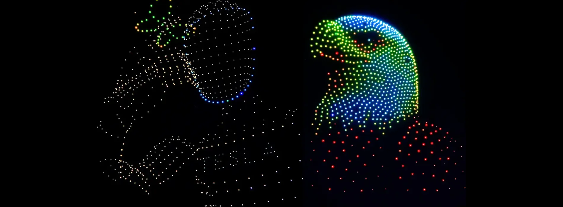 1,000 Drones for UP Summit: Verge Aero and FlyLight Drone Shows Illuminate Bentonville, Arkansas