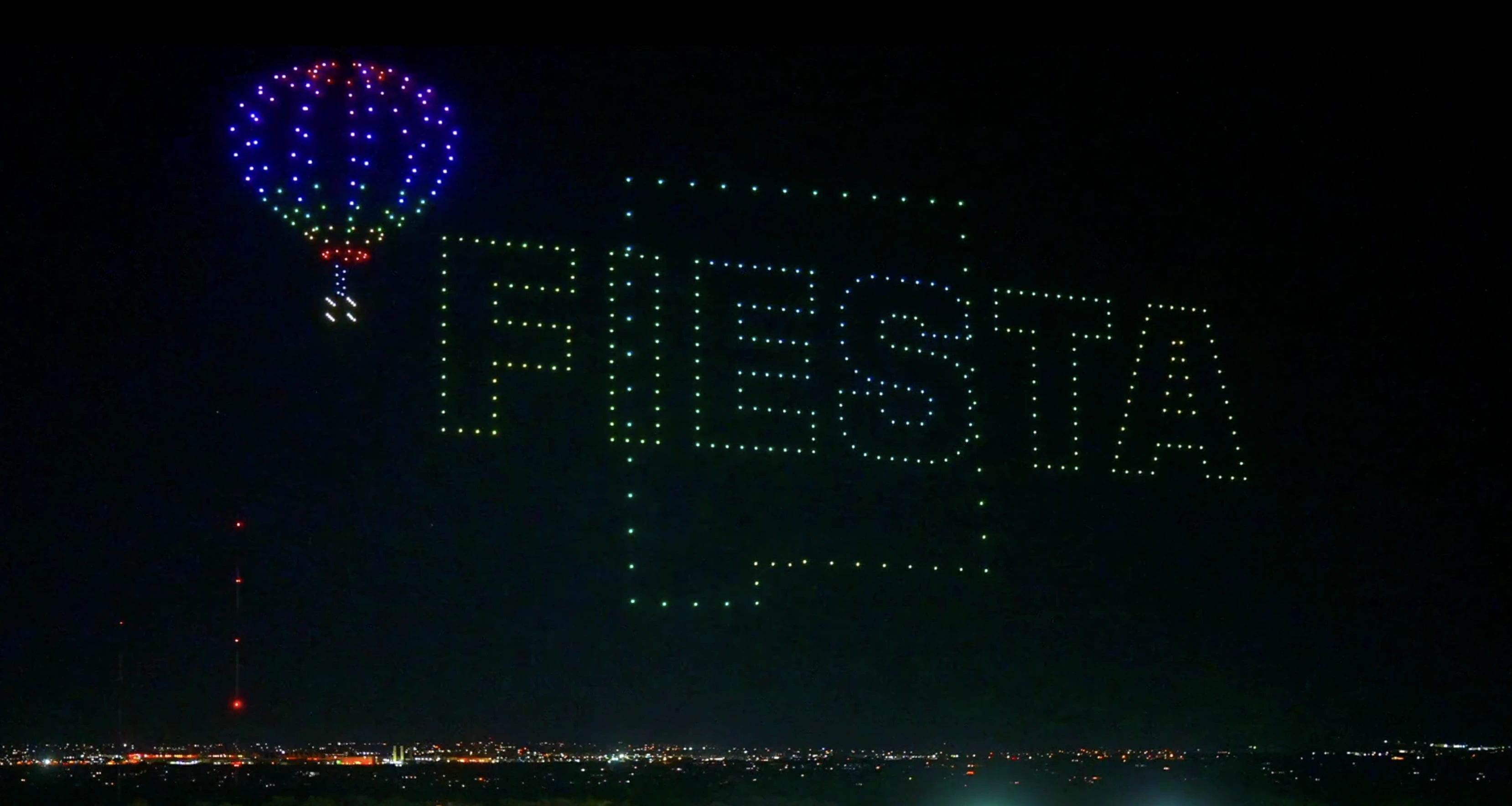 Drones Light Up Albuquerque Balloon Fiesta for a Third Year