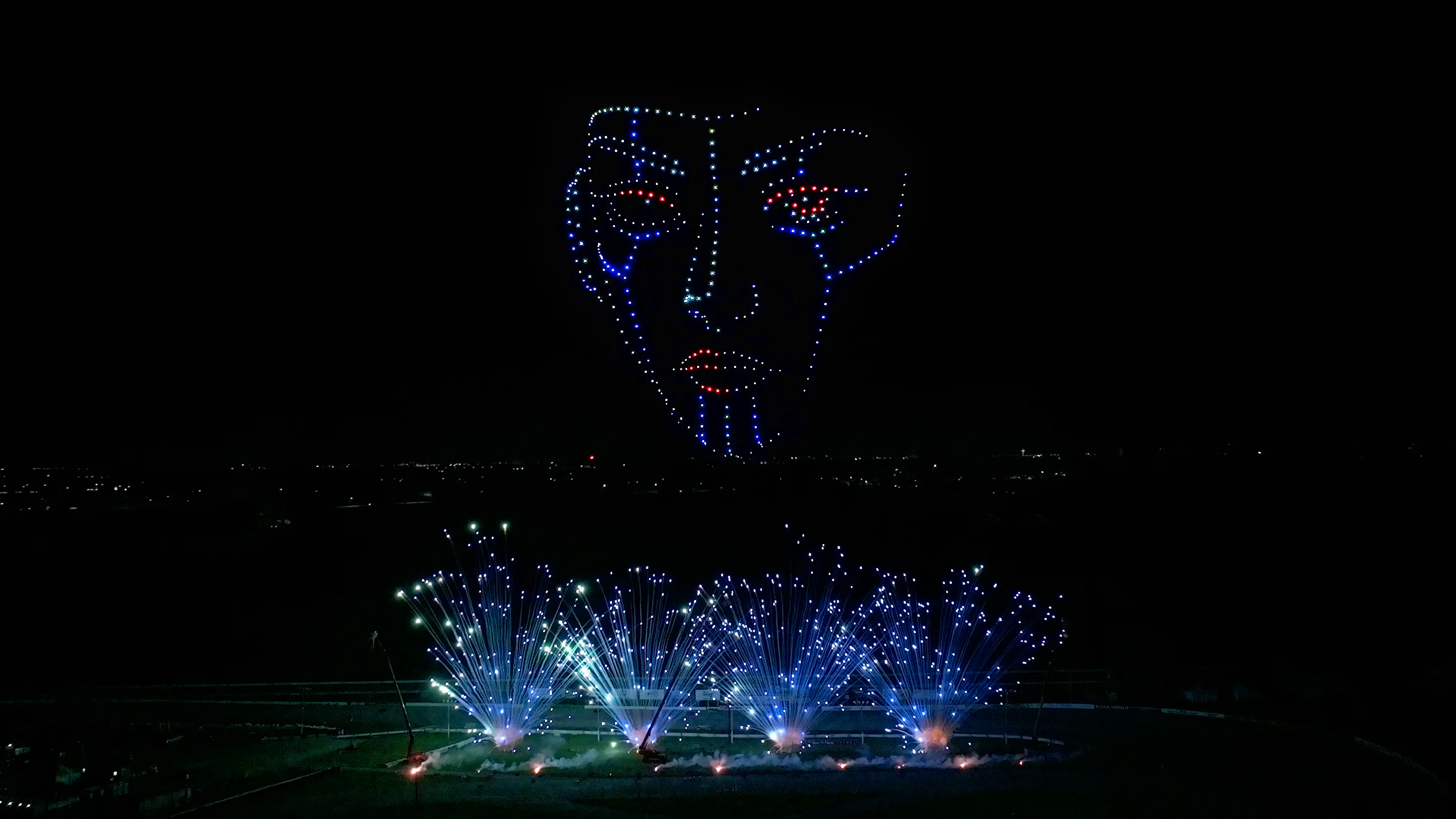 Drones and Fireworks Share the Stage at PGI 2026